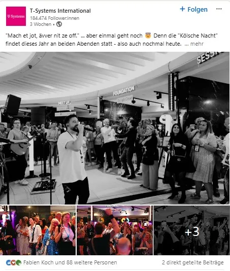 Eventfotos mit Same-Day-Content für Social Media und schnelle Bildgalerie.